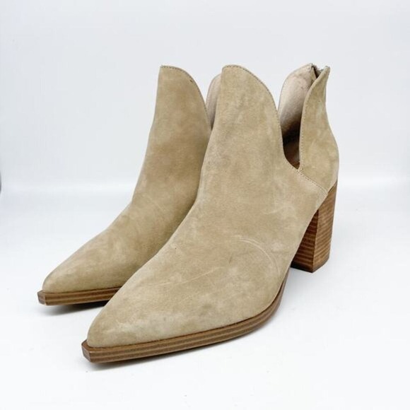 Steve Madden Shoes - Steve‎ Madden Women's Cedar Leather Ankle Bootie Tan Size 11 M